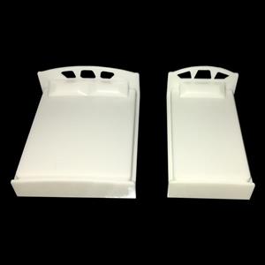 ابزار ماکت سازی اشل مدل تخت دو نفره و تک نفره مجموعه 2 عددی