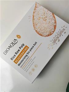 مجموعه مراقبت از پوست بایو آکوا مدل Rice Raw Pulp بسته 6 عددی