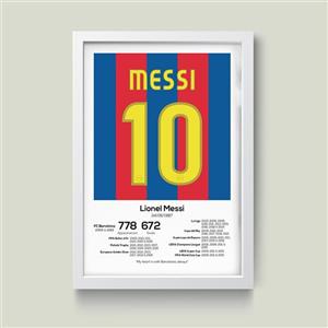 تابلو مدل مسی Leo Messi کد m2495-w