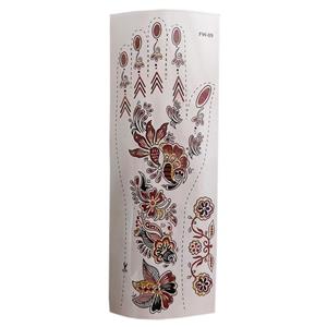 شابلون تتو موقت حنا طرح دست مدل 01 -