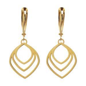 گوشواره طلا 18 عیار زنانه مایا ماهک مدل ME0982 Maya Maahak ME0982 Gold Earring For Women