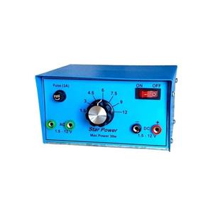 منبع تغذیه الکتریکی 1.5 تا 12 ولت 3 آمپر استارپاور مدل 0123A7