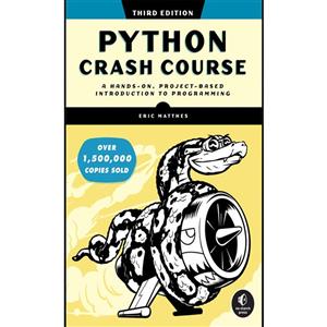 کتاب Python Crash Course اثر  Eric Matthes انتشارات No Starch