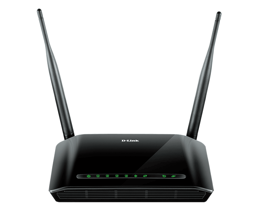 D-Link DSL-2740U ADSL2+ Modem with Wireless N300 Router