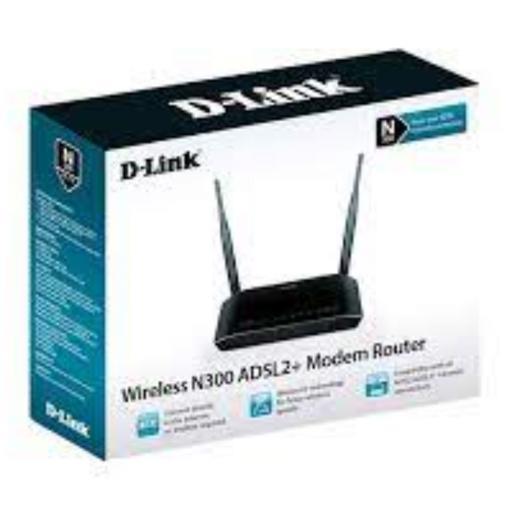 D-Link DSL-2740U ADSL2+ Modem with Wireless N300 Router