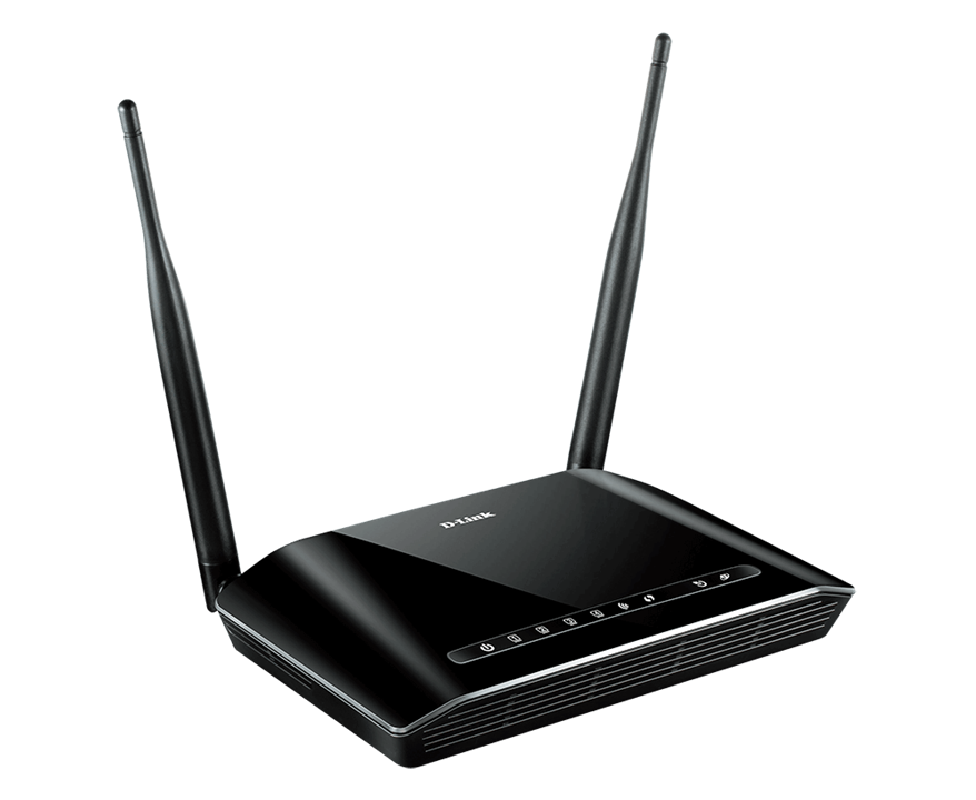 D-Link DSL-2740U ADSL2+ Modem with Wireless N300 Router