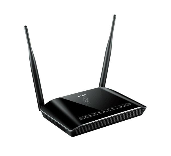 D-Link DSL-2740U ADSL2+ Modem with Wireless N300 Router