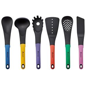 سرویس کفگیر و ملاقه 6 پارچه کاراجا مدل Rainbow