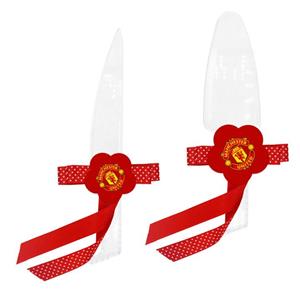 ست کارد و کفگیر سرو کیک مدل منچستر یونایتد