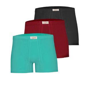 شورت مردانه پنبینه مدل پادار کلاسیک صادراتی بسته 3 عددی