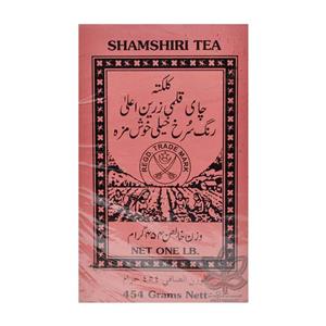 چای سیاه قلمی زرین اعلاء کلکته ۴۵۰ گرم دو شمشیر – shamshiri