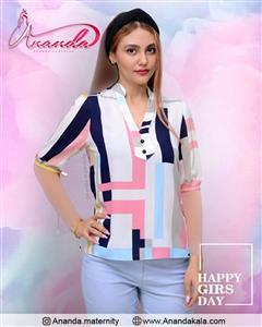 شومیز زنانه و دخترانه حریر پانیذ کد 73