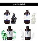 پک رنگ بندی رزین پرینتر سه بعدی برند Anycubic مدل Plant Based UV حجم 1000 گرم