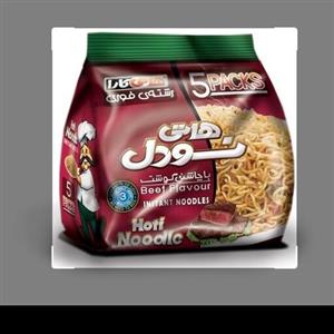 نودل فوری هاتی کارابا طعم گوشت.کارتن 40 عددی