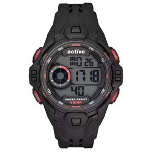 ساعت active watch YP-16722 اکتیو دیجیتال هیدرولیک ضدآب 10ATM درب استیل 2 تایمه