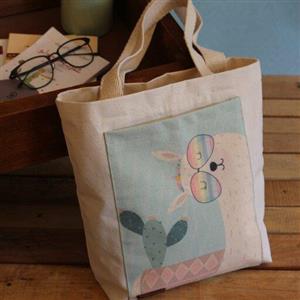 کیف پارچه ای ساده جیب دار سایز 33 در44 (از تولید به مصرف) محصولات فانتزی چاپگ