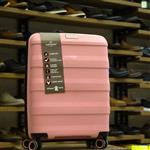 چمدان نشکن(100درصدPP) برند MANDIRO  تحت لیسانس اروپا رنگ صورتی سایز کابین