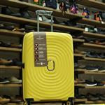 چمدان نشکن(100درصدPP) برند MANDIRO  تحت لیسانس اروپا رنگ زرد سایز متوسط