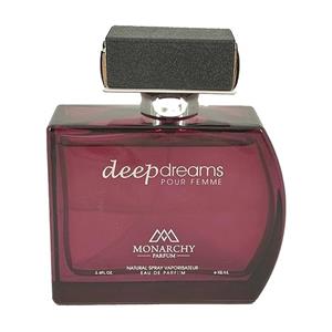 عطر ادکلن زنانه مونارچی (Monarchi) مدل دیپ دریم (Deep dreams) حجم 100 میل\n\n