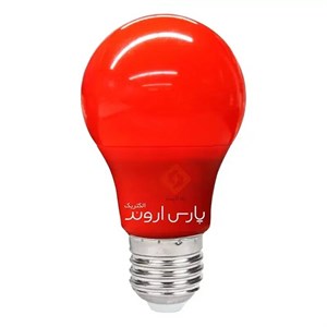 لامپ حبابی 9 وات رنگی پارس اروند