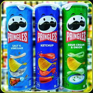 چیپس پرینگلز بلژیکی 165 گرم در طعم مختلف pringles