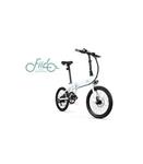 دوچرخه برقی مدل D4s برند FIIDO ترمز دیسکی رنگ سفید