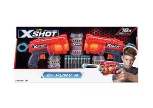 تفنگ دوقلو ایکس شات X-Shot Fury 4 Red