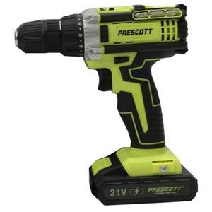 دریل شارژی پریسکوت 21 ولت مکس PT2002107 سه نظام 10