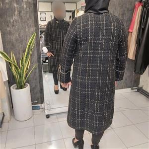 پالتو شانل ترک در جه یک مزون دوز تمام آسترکشی