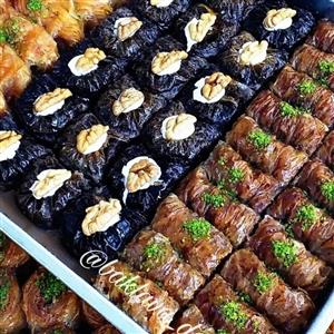 باقلوا  استانبولی بصورت عمده و خرده کیفیت عالی با طعمهای مختلف