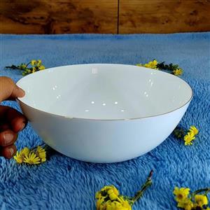 کاسه سالاد آرکوپال طرح دیوالی لب طلا بسته 1 عددی