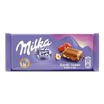 بیسکویت شکلاتی میلکا 80 گرمی با طعم انگور و فندق Milka