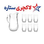 ست پارچ و لیوان 7 پارچه نوری تازه سری اپرا مدل 242102W0