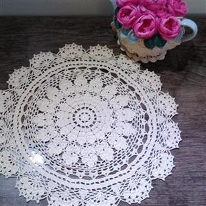 کاموا مرسریزه آنا 100 گرمی رنگ کرم مناسب بافت رومیزی رانر