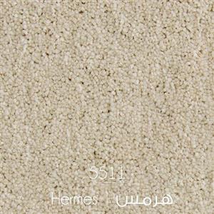 موکت ظریف مصور طرح هرمس زمینه کرم کد 5511
