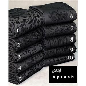 پارچه ژاکارد نخ ابریشم طرح از خود رنگی مشکی با تنوع طرح بسیار بالااااااا جنس نرم لطیف