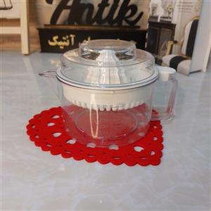 ابمیوه گیر دستی بیتا حجم 600 میل مخزن دار رنگ شفاف