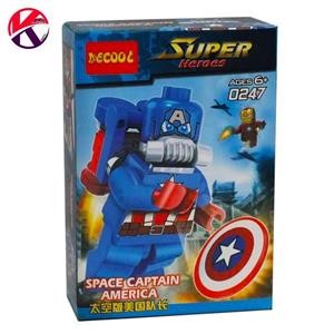 لگو سوپرهیرو  کاپیتان آمریکا -1012-DECOOL SPACE CAPTAIN AMIRICA 0247