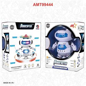 ربات روبوکوپتر  موزیکال چراغدار باتری خور AMT