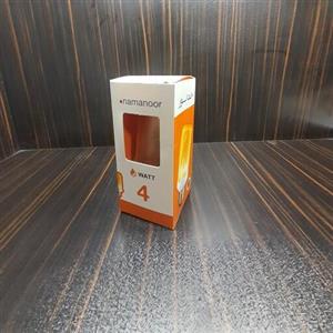 لامپ 4وات دکوراتیو شعله ای (طرح اتش) نمانور  بسته 1 عددی