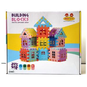 بلوک های خانه سازی...60 قطعه... تولیدی رد تویز