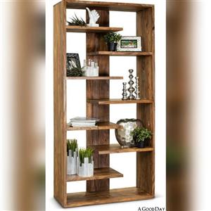 قفسه کتاب و دکوری چوبی کد B05 (مستقیم از تولیدکننده) 