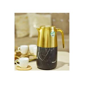 فلاسک چای دسته دار رگال مشکی طرح ماربل