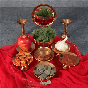 هفت سین مسی طرح بشقابی