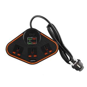 چندراهی برق با 4 پورت USB لیتو مدل LS-1