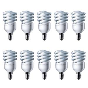 لامپ کم مصرف 12 وات فیلیپس مدل Tornado  پایه E14  بسته 10 عددی