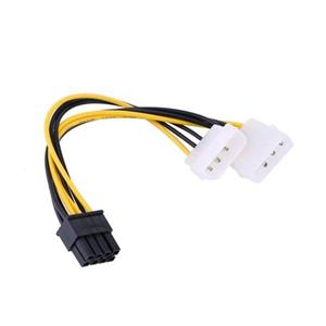 کابل برق پردازنده 4 پین به 8 پین مدل Molex طول 0.2 متر