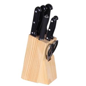 ست چاقوی 8 پارچه یونیک مدل Wooden base Uniqe Wooden base Knife Set 8 Pcs