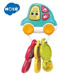 جغجغه و دندانگیر نوزاد طرح کلید و ریموت موزیکال Huile Toys کد E8996