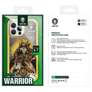 قاب مگنتی جنگجو Warrior Magnetic گرین لیون مدل GNMGW14PM آیفون iPhone 14 Pro Max 